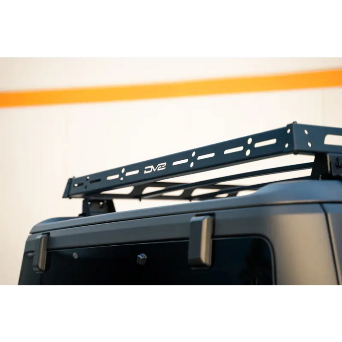 DV8 Offroad Ford Bronco Hard Top Roof Rack with Light Bar Mount
