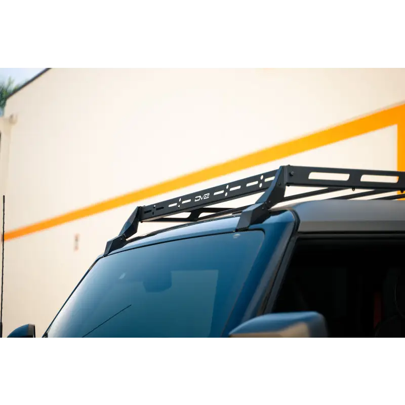 DV8 Offroad Ford Bronco Hard Top Roof Rack with Light Bar Mount