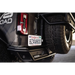 DV8 Offroad 21-23 Ford Bronco Rear License Plate Relocation Bracket in use on a parked truck