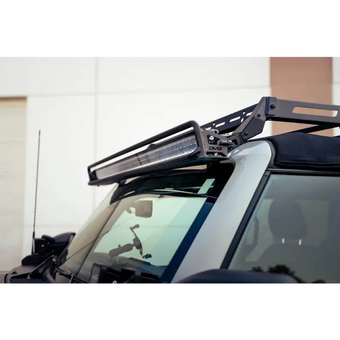 DV8 Offroad 21-23 Ford Bronco Soft Top Roof Rack with Light Bar Mount