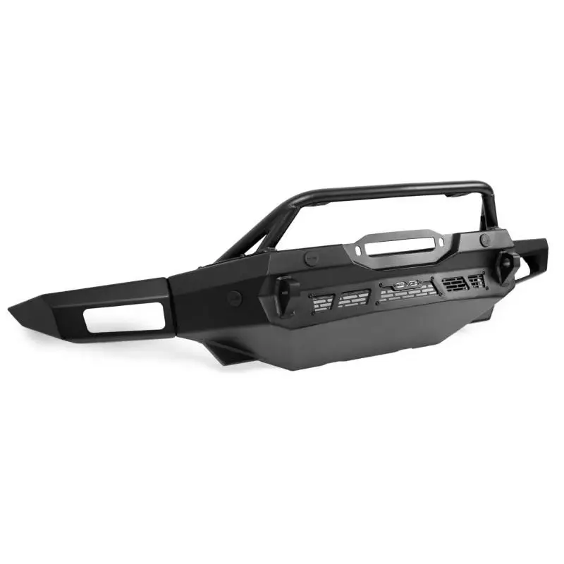 DV8 Offroad 21-23 Ford Bronco Spec Series Front Bumper with Skid Plate in Black