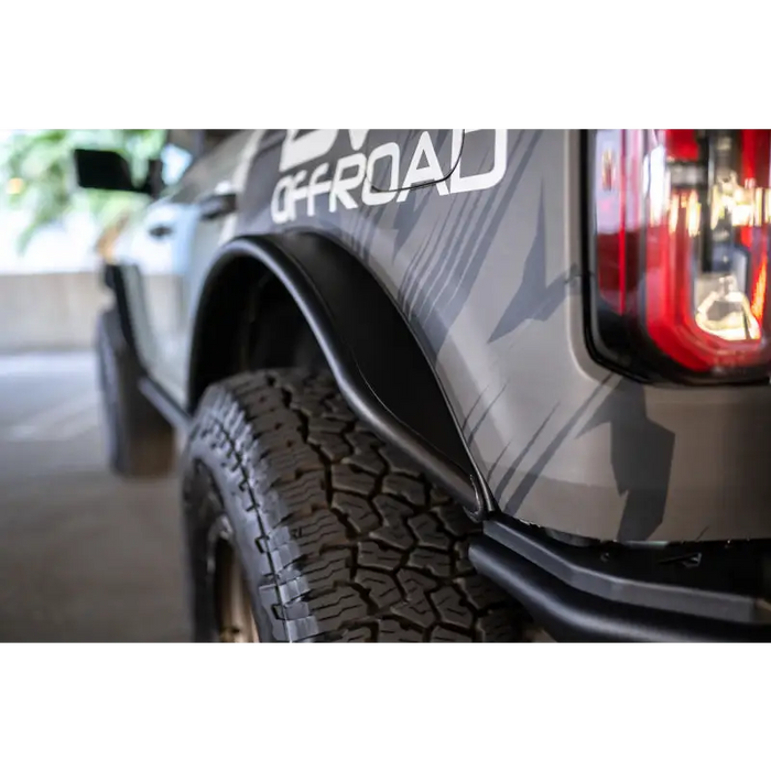 DV8 Offroad Ford Bronco rear bumper and cover with fender flares
