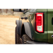 Green truck with red tail light, DV8 Offroad Ford Bronco Tube Fender Flares