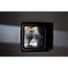 DV8 Offroad 3in Cube Elite Series Lights - close up of pod light on wall