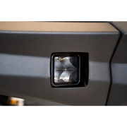 DV8 Offroad Elite Series 3in Cube LED Light - Close up of truck light