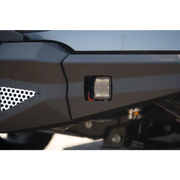 DV8 Offroad Elite Series 40W Cube LED Light - Front Bumper Plate Close Up
