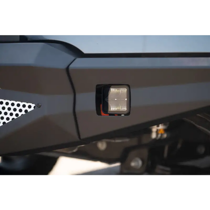 DV8 Offroad Elite Series 3in Cube LED Light with Black and White Dot Decal