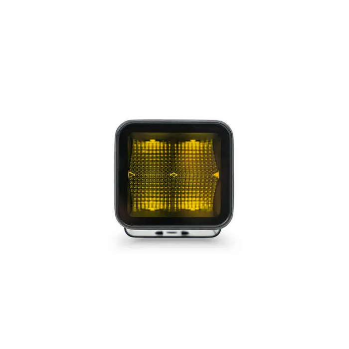 DV8 Offroad 3in Elite Series LED Amber Pod Light on white background