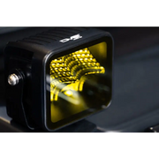 DV8 Offroad 3in Elite Series LED Amber Pod Light on Jeep Wrangler