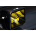 DV8 Offroad 3in Elite Series LED Amber Pod Light on Jeep Wrangler