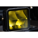 DV8 Offroad 3in Elite Series LED Amber Pod Light on black background