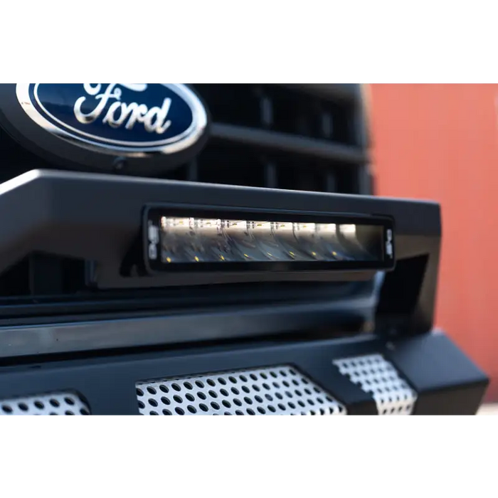 Flood/Spot LED light bar with Ford logo on front bumper