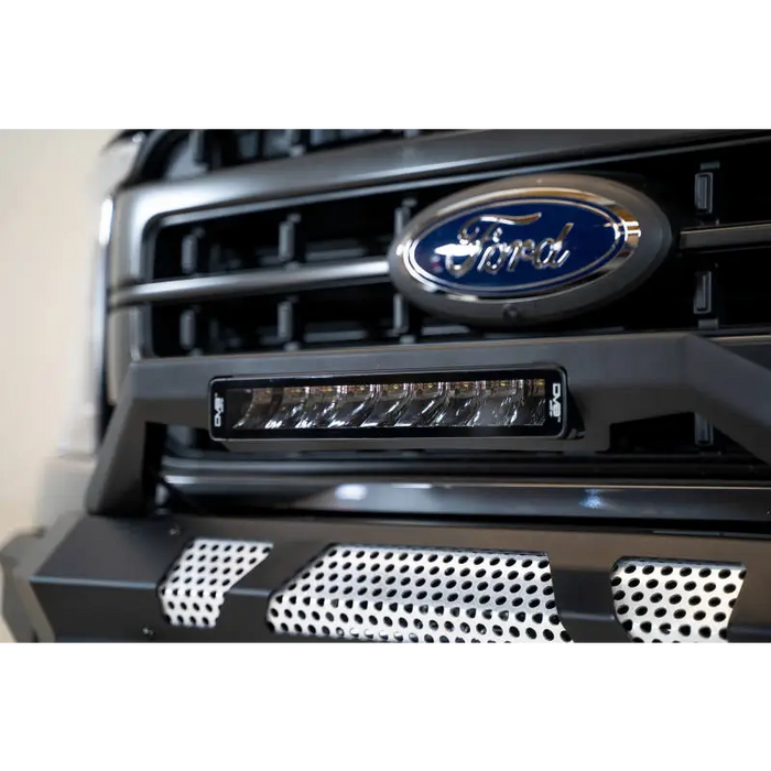 Ford logo on front of DV8 Offroad Elite Series 13in Light Bar 45W LED