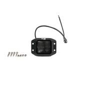 DV8 Offroad Elite Series black 3in Cube LED light with wire and screw