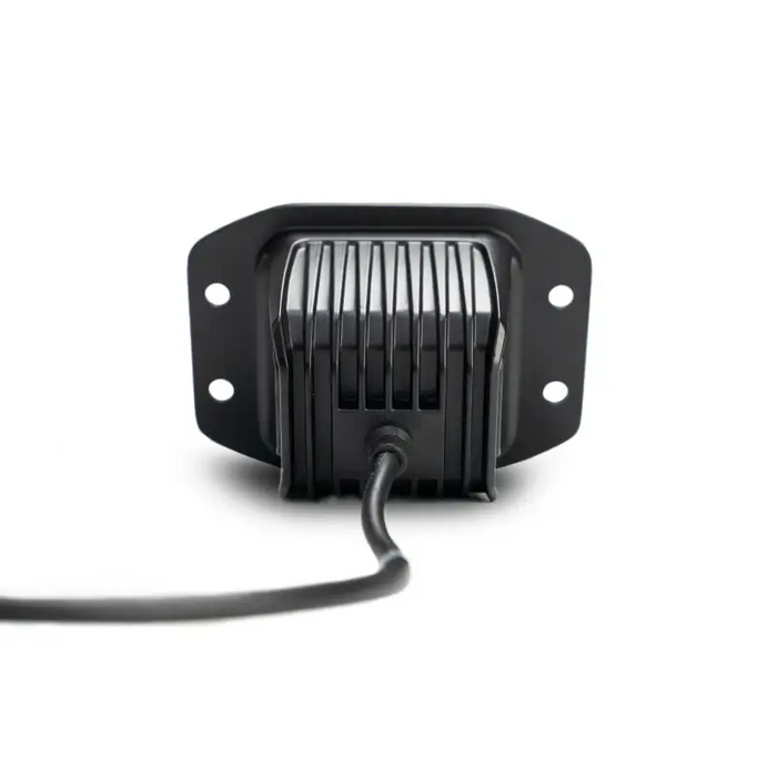 DV8 Offroad Elite Series front bumper mount with cable - Elite Series 3in Cube LED Light 40W Spot 3W LED.