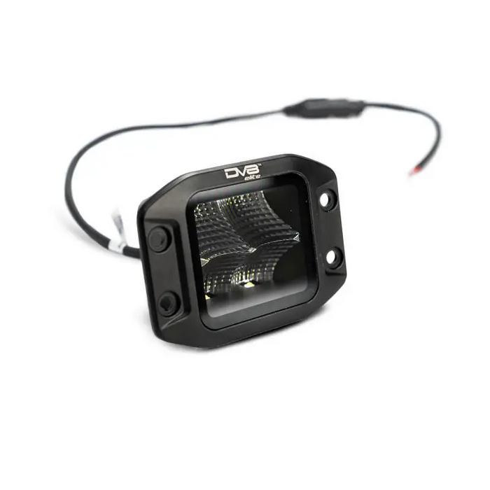 DV8 Offroad Elite Series black LED light with cable - Elite Series lights