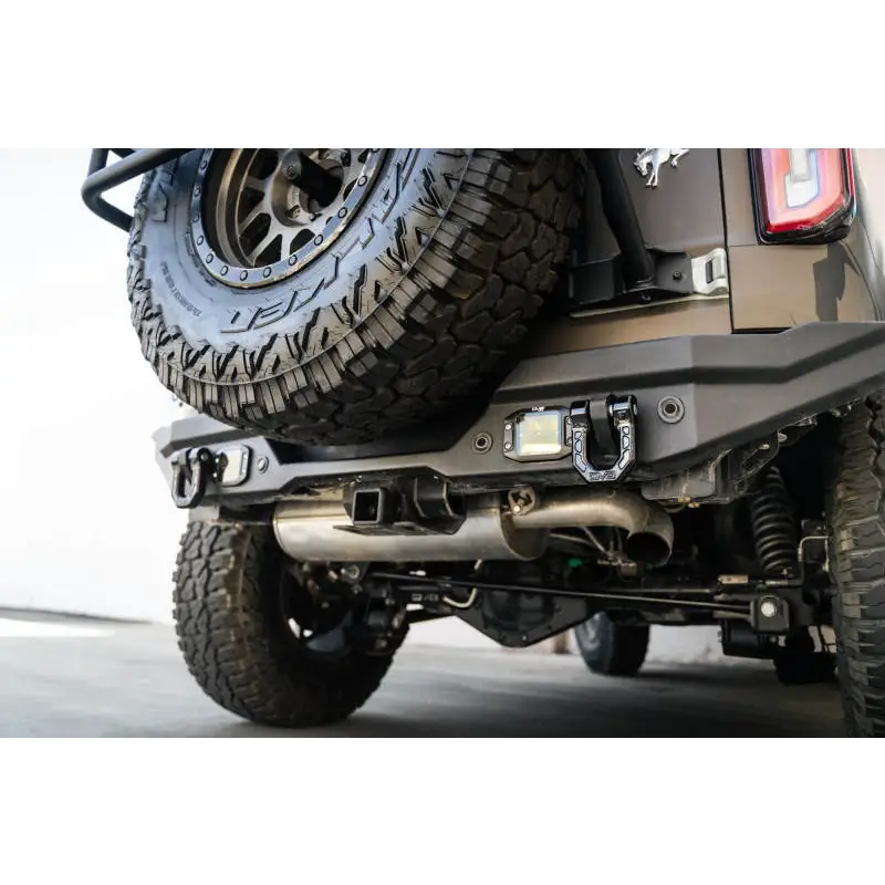 DV8 Offroad Elite Series D-Ring Shackles - Pair with large tire truck