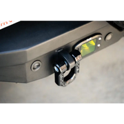DV8 Offroad Elite Series D-Ring Shackles attached to handle bar in product named ’DV8 Offroad Elite Series D-Ring Shackles - Pair (