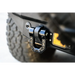 Black ATV front end with yellow light - DV8 Offroad Elite Series D-Ring Shackles (Black)