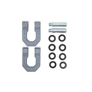 DV8 Offroad Elite Series D-Ring Shackles with black rubber rings