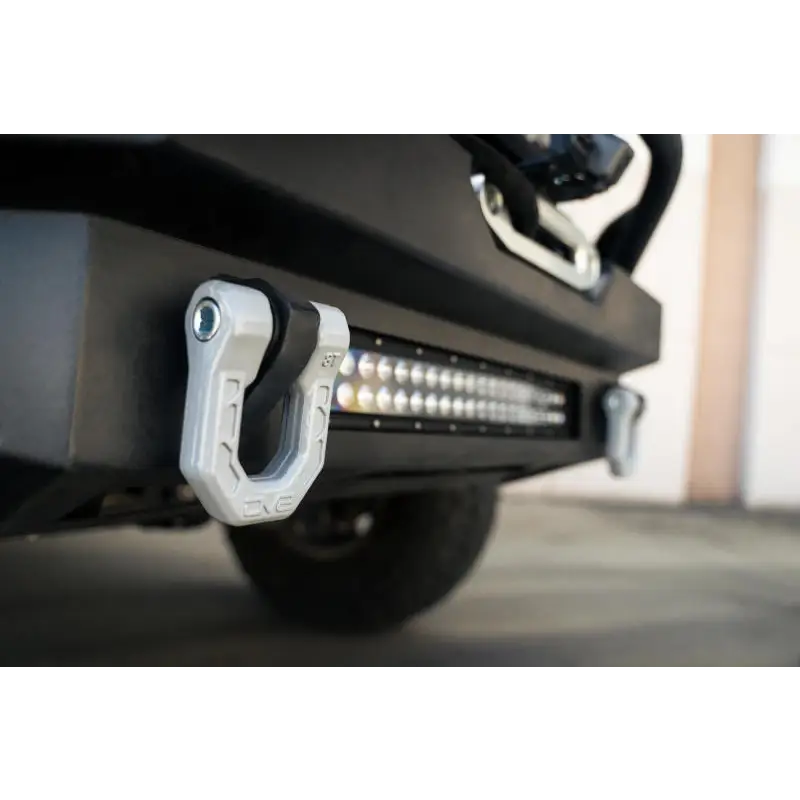 DV8 Offroad Elite Series D-Ring Shackles - Pair - Front bumper mount installation