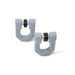 Grey metal earrings in DV8 Offroad Elite Series D-Ring Shackles.