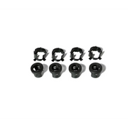 Black plastic screws for DV8 Offroad Jeep/Dodge/RAM Front Bezel & Rear Clip Replacement Kit - Set of 4