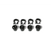Black plastic screws for DV8 Offroad Jeep/Dodge/RAM Front Bezel & Rear Clip Replacement Kit - Set of 4