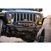 DV8 Offroad Pocket Fairlead For Synthetic Rope Winches on Jeep with Bumper Mounted