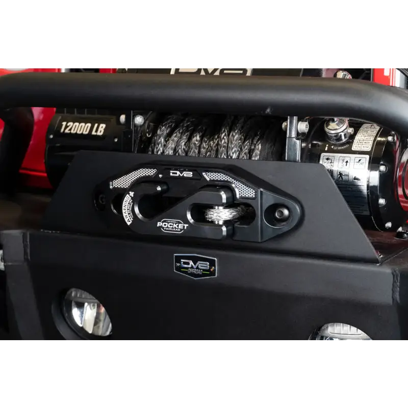 DV8 Offroad Pocket Fairlead for Synthetic Rope Winches in Jeep with Winch