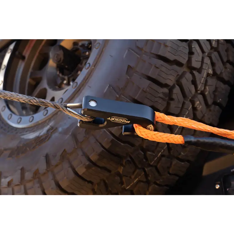 DV8 Offroad Pocket Fairlead with Cable for Synthetic Rope Winches