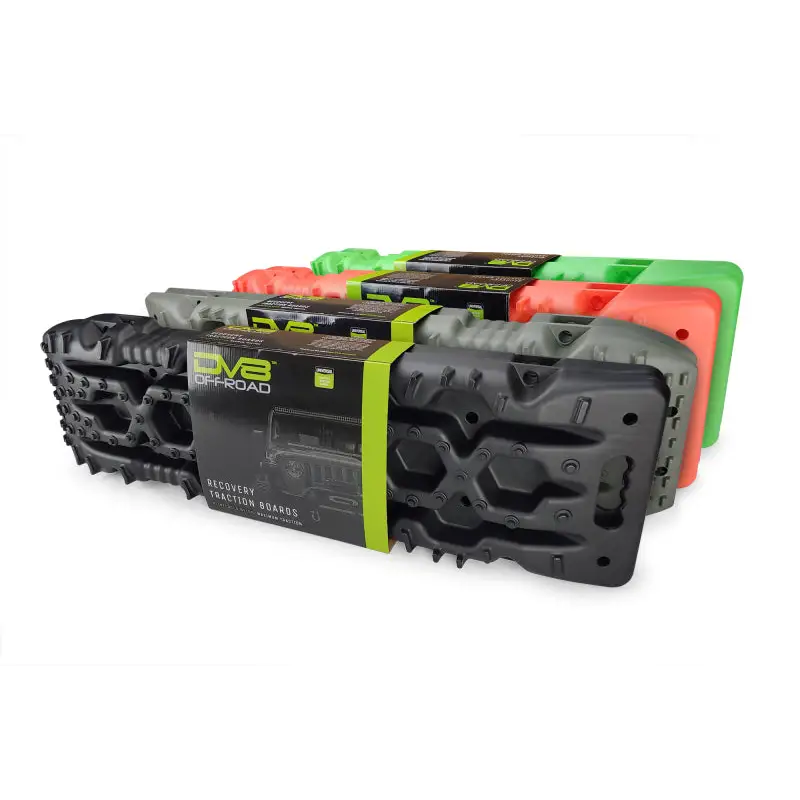 Black and green toner cartridge for HP laser printers - DV8 Offroad Recovery Traction Boards with Carry Bag in Olive color