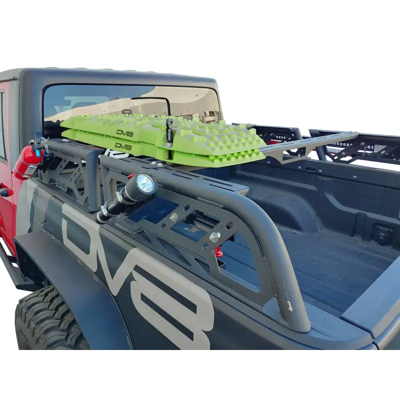 DV8 Offroad Recovery Traction Boards with Carry Bag - Olive, green box truck