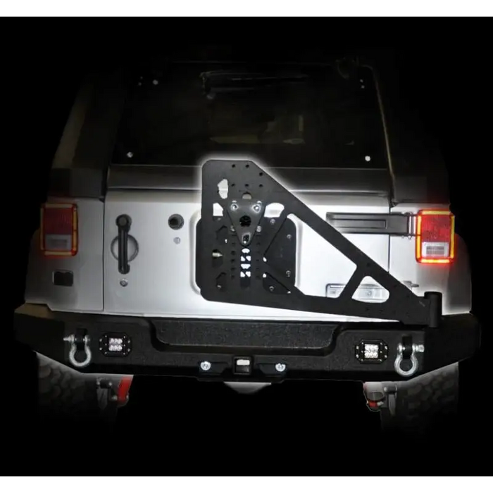 Jeep bumper mounted tire carrier for DV8 Offroad RS-10/RS-11 TC-6.