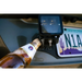 Universal License Plate Mount with Pod Light Mounts featuring a hand holding a beer bottle.