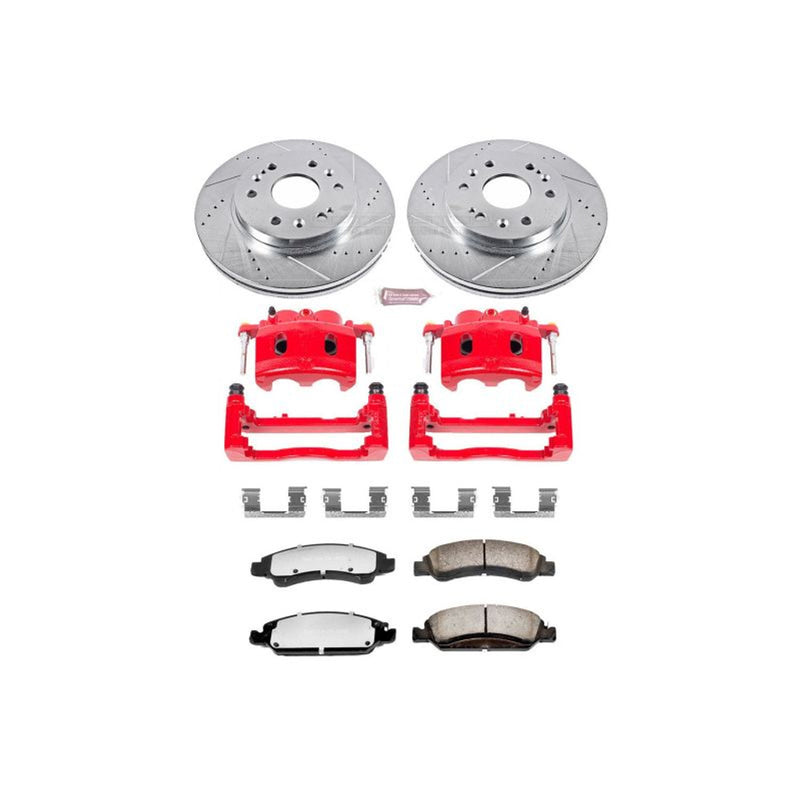 Power Stop 15-20 GMC Yukon XL Front and Rear Z36 Truck & Tow Kit w/Cals