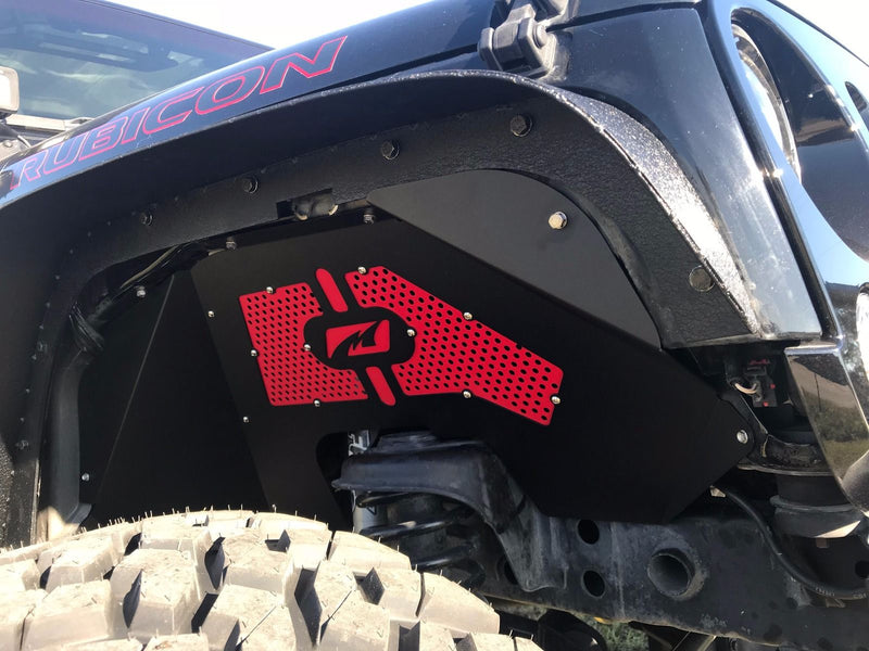 Front Inner Fenders Aluminum for Jeep JK / JKU