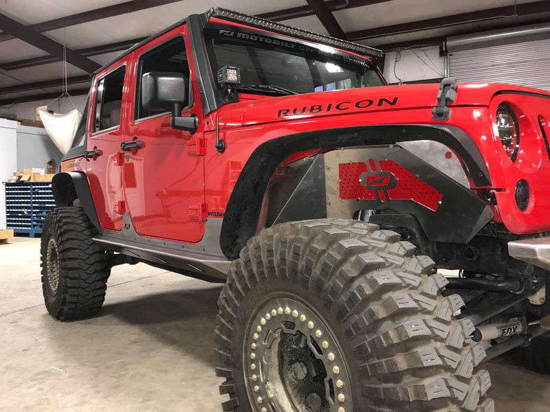 Front Inner Fenders Aluminum for Jeep JK / JKU