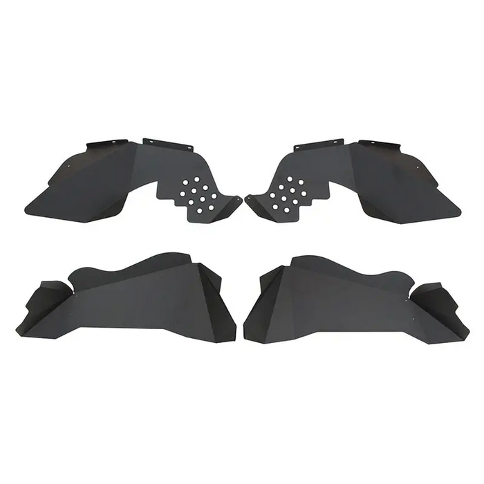 Motorcycle mud flaps for Jeep JK Wrangler - Aluminum Blk Pwdrcoat