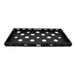 Black plastic tray with holes for door fisbone offroad interior storage rack.