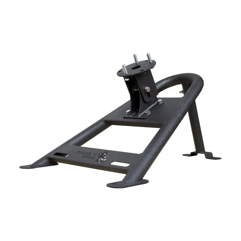 Fishbone Offroad Jeep Gladiator JT In-Bed Tire Carrier - Front black metal frame with handle