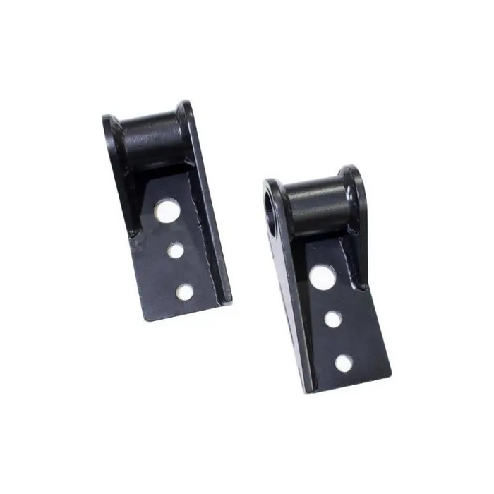 Black metal door hinges for Jeep CJ Jeep by Fishbone Offroad.