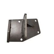 Metal bracket with central hole from Fishbone Offroad 84-01 Jeep Cherokee XJ Rear Bumper Braces