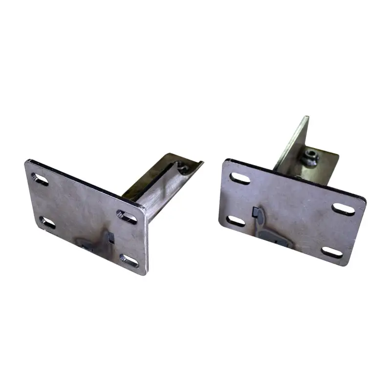 Metal brackets for Fishbone Offroad 84-01 Jeep Cherokee XJ rear bumper braces.