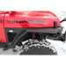 Red Jeep with Black Bumper and Tire - Fishbone Offroad Wrangler TJ Steel Tube Fenders