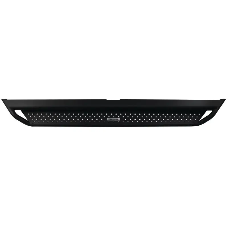 Black front bumper cover with holes for toyota tacoma dominator extreme d1 sidesteps complete kit.