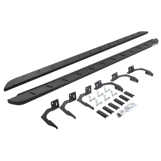 Go Rhino RB10 Slim Line Running Boards Kit in Tex. Black - Front Bumper Bars for Jeep