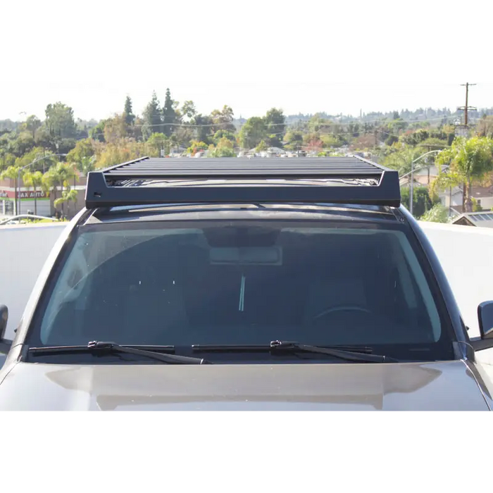 Low profile roof rack on Toyota 4Runner with Tex. Blk finish