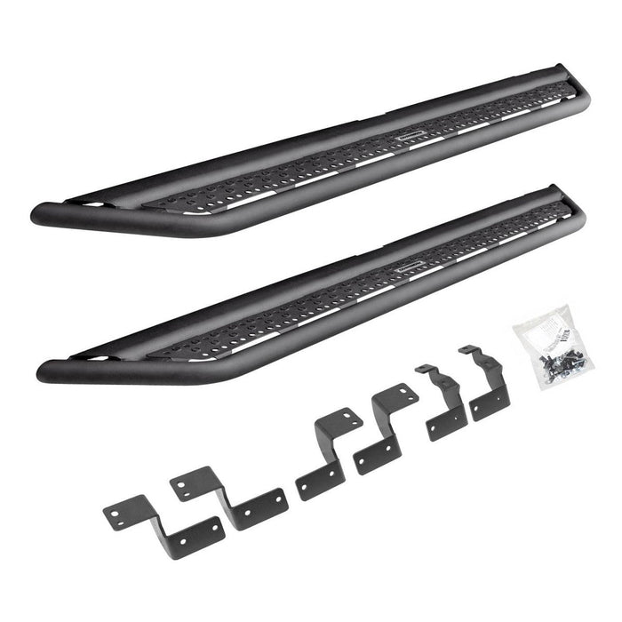 Go Rhino 14-21 Toyota 4Runner Dominator Extreme D6 SideSteps Complete Kit w/SideStep + Brkts