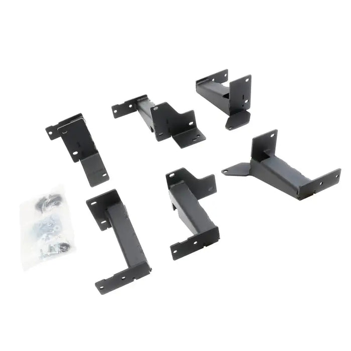 Go rhino dominator xtreme frame slider mounting brackets - set of four black metal brackets